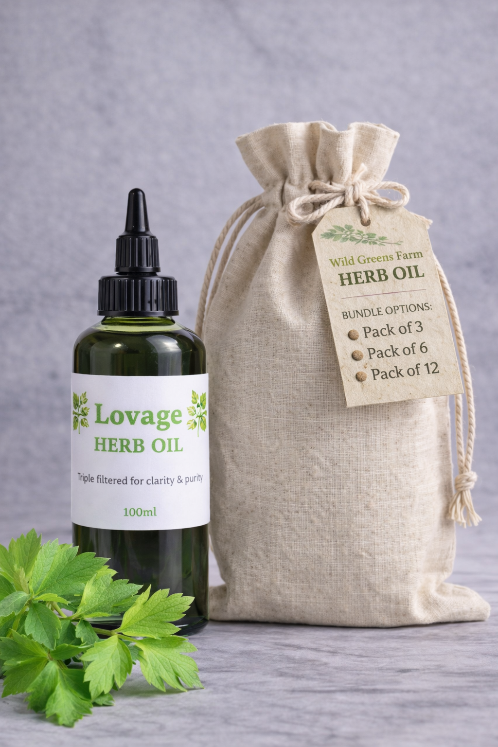 Lovage Herb Oil - 100ml